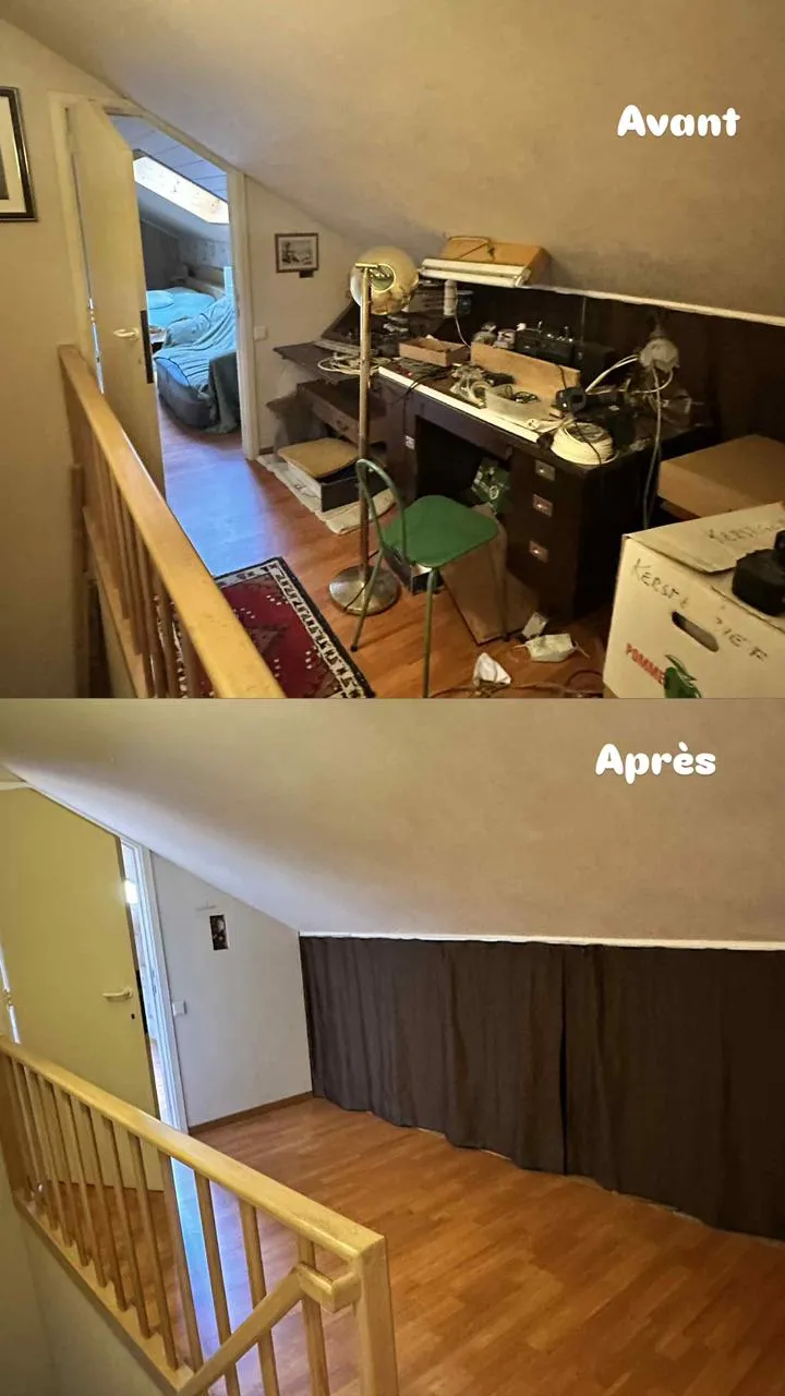 Vide maison — chantier dans la région de Temse