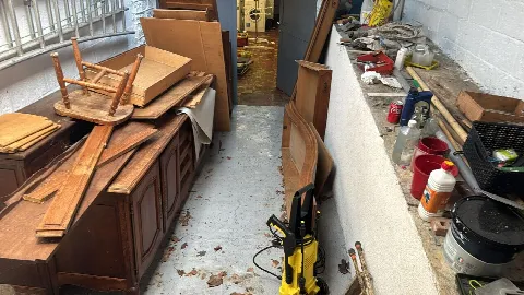 Vide maison — chantier dans la région de Berloz