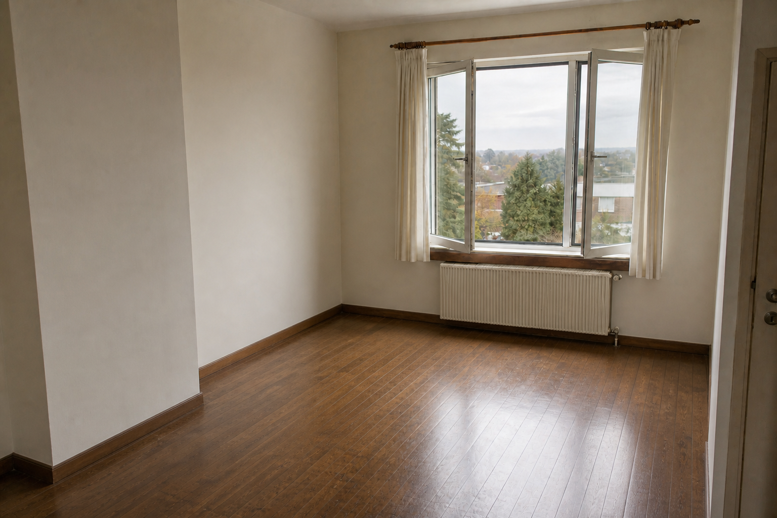 Vide maison brabançonne familiale à Aarschot : avant, en cours et après — après débarras