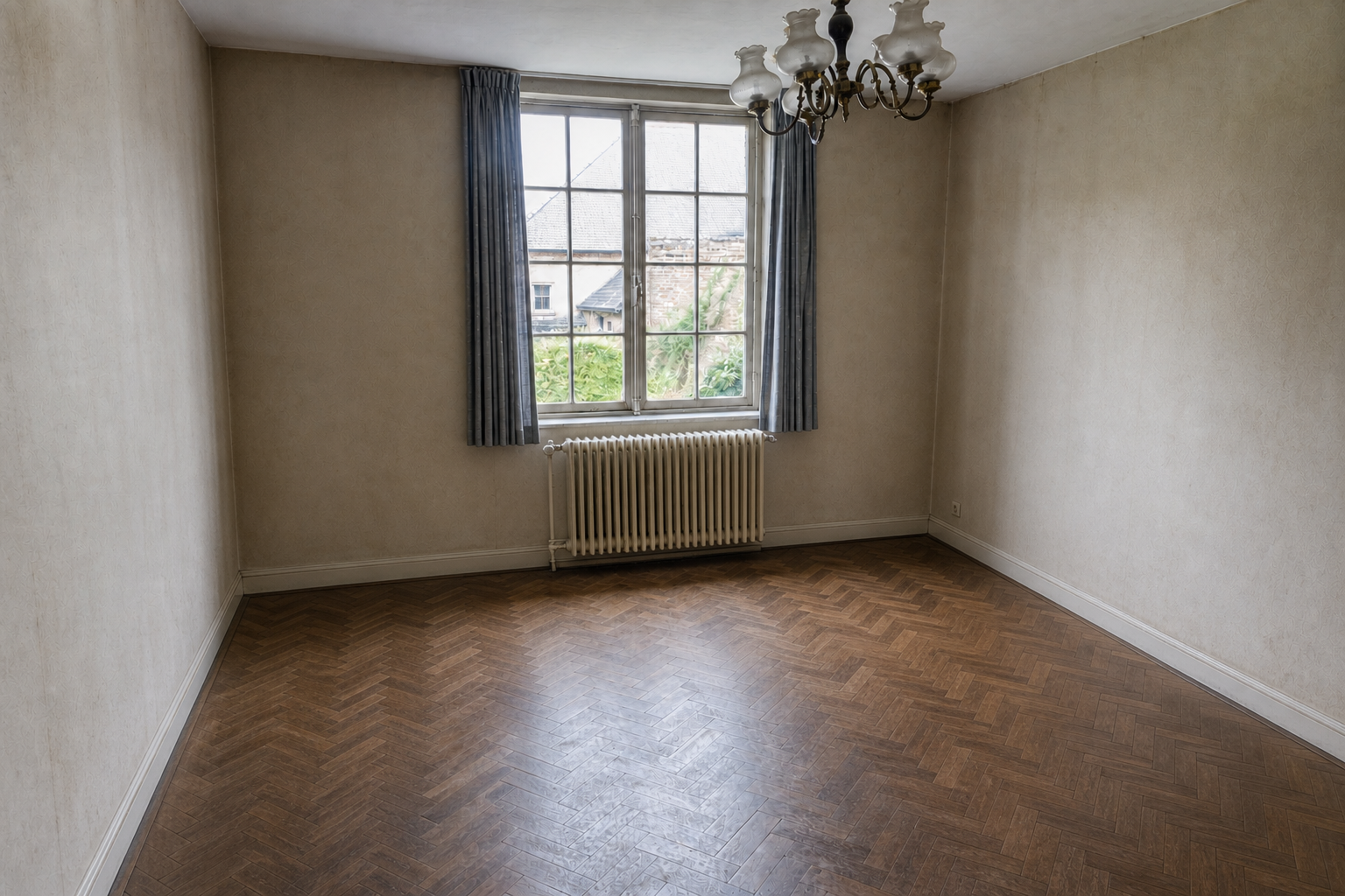 Vide maison villageoise à Affligem : avant, en cours et après — après débarras