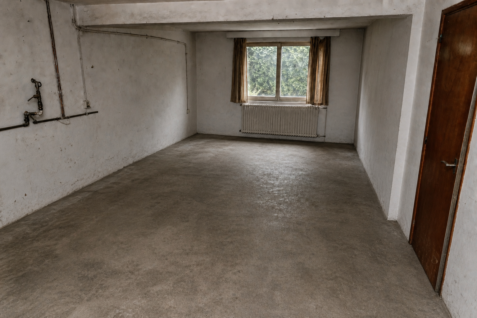 Débarras de cave et garage-atelier à Amay : avant, en cours et après — après débarras