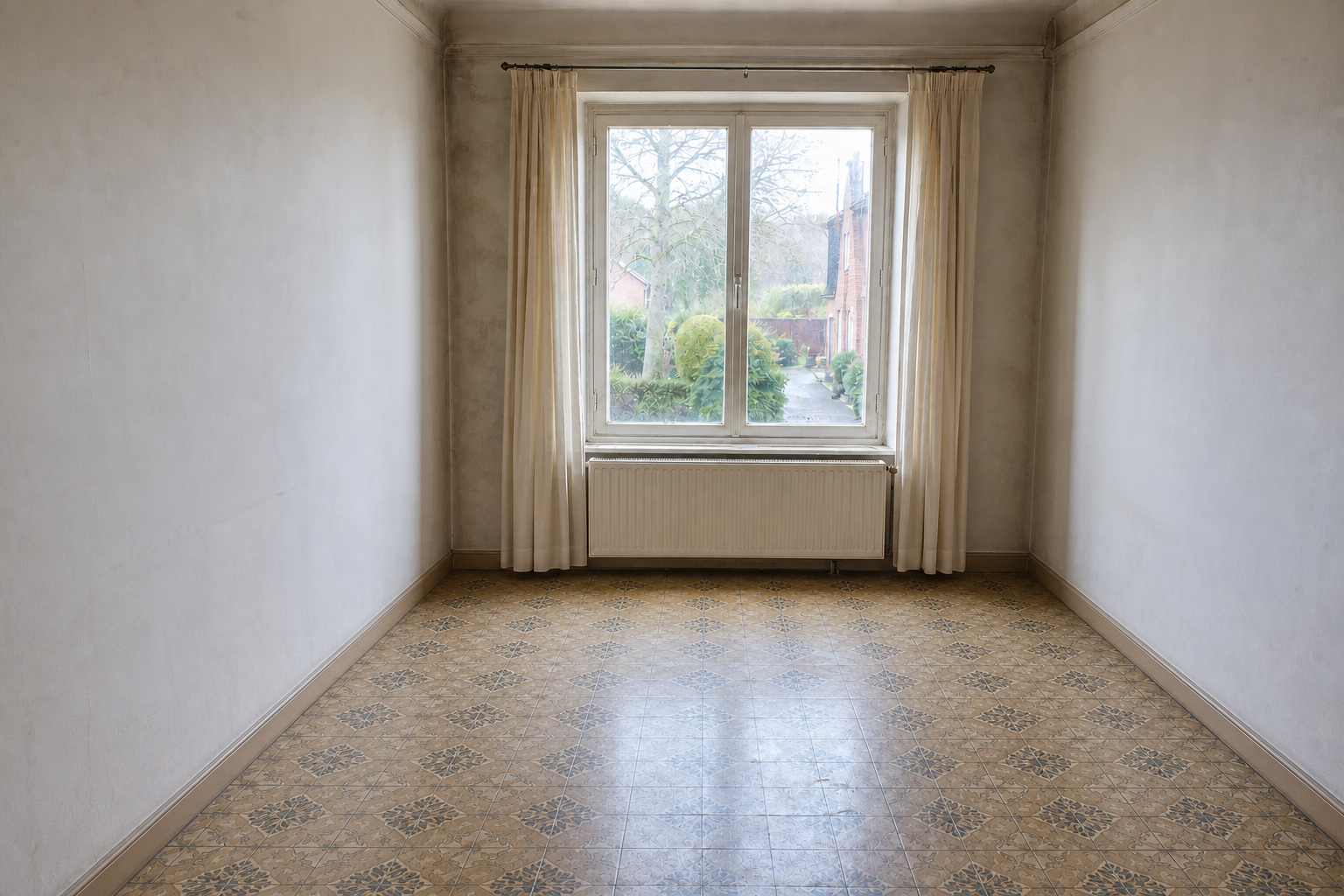 Débarras après départ en maison de repos à Anzegem : avant, en cours et après — après débarras