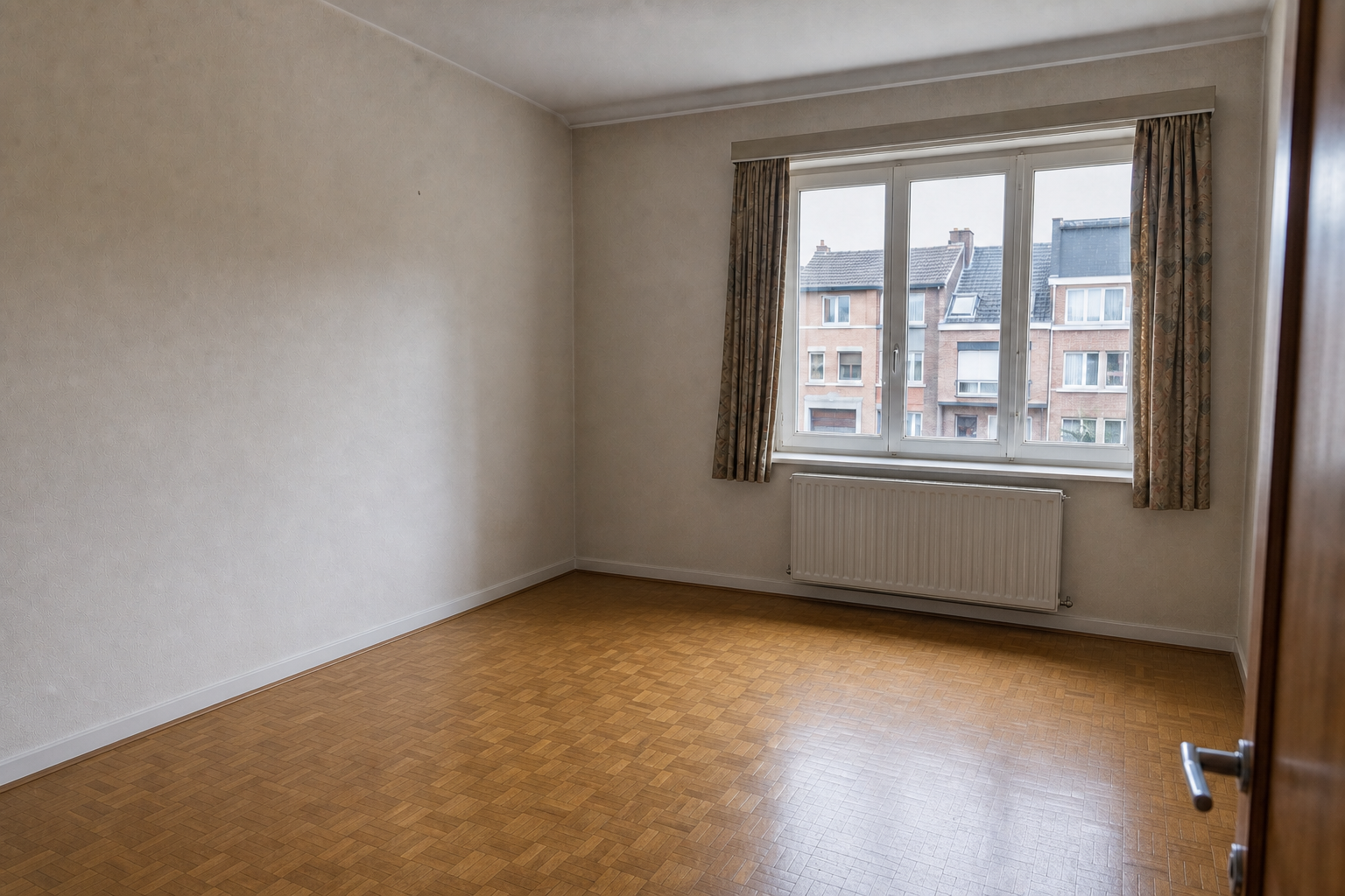 Vide appartement à Borsbeek : avant, en cours et après — après débarras