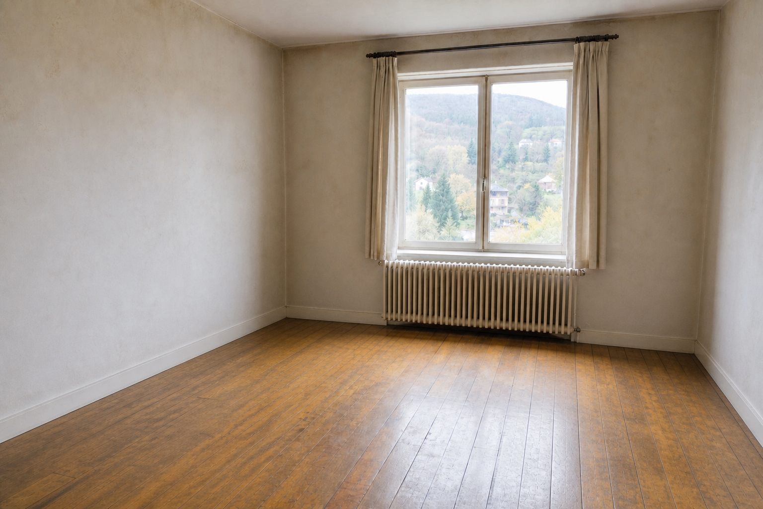 Vide maison en bord d'Ourthe à Esneux : avant, en cours et après — après débarras