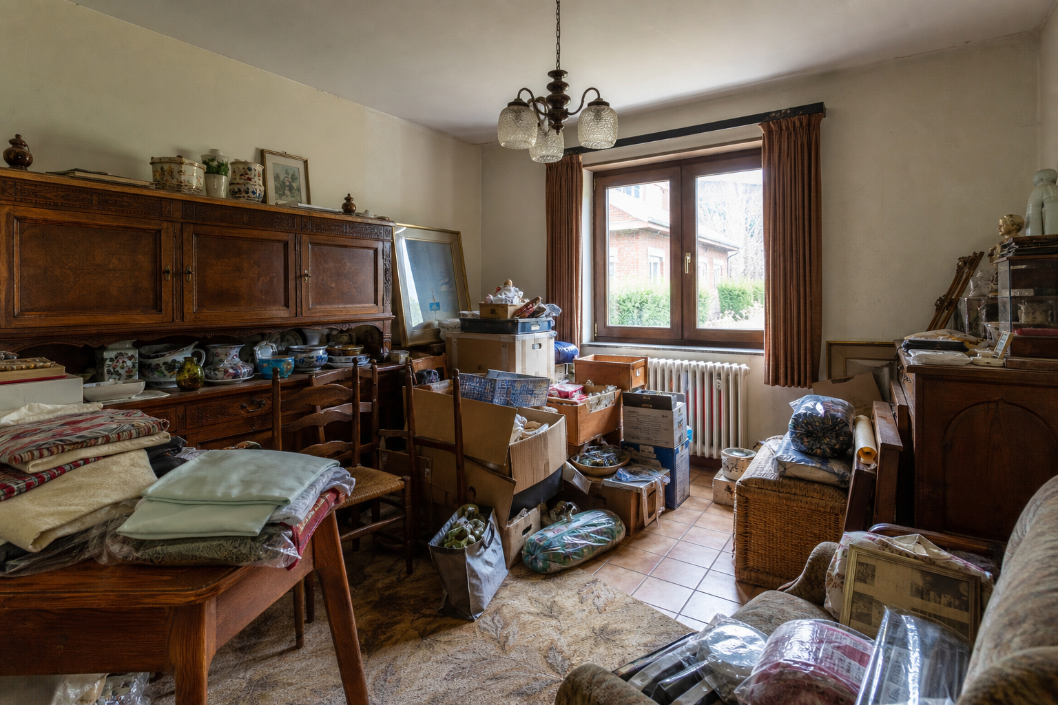 Vide résidence secondaire à Florenville : avant, en cours et après — avant débarras
