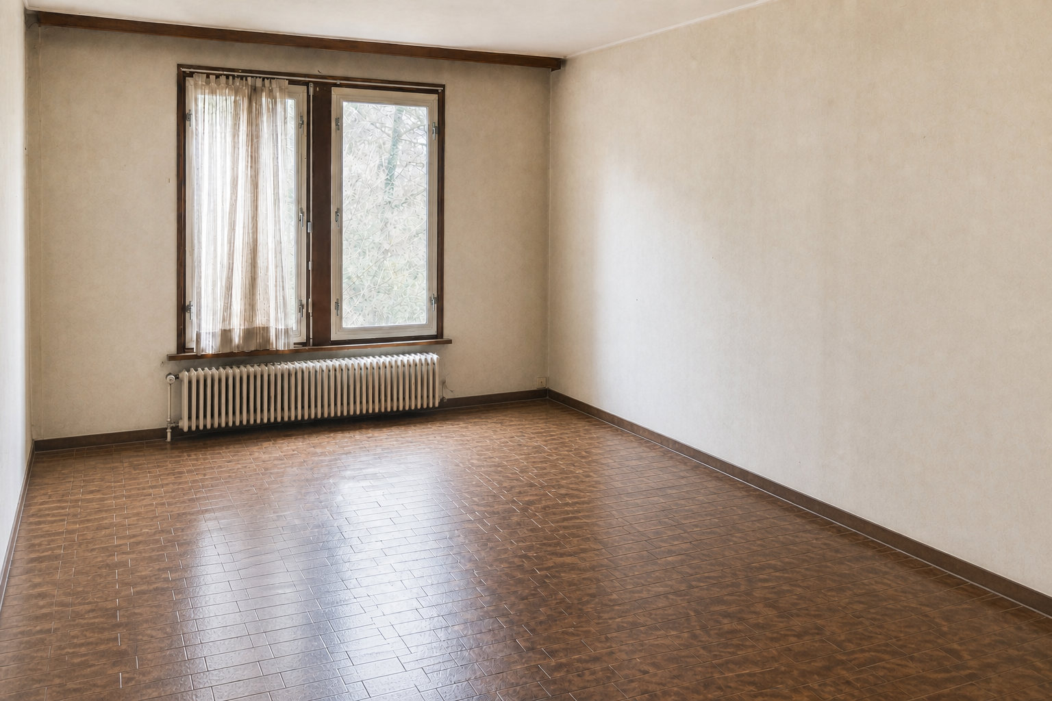 Vide villa à Gerpinnes : avant, en cours et après — après débarras