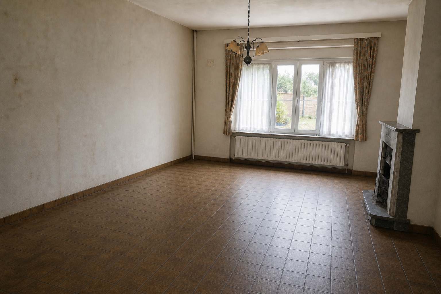 Vide maison familiale à Haacht : avant, en cours et après — après débarras