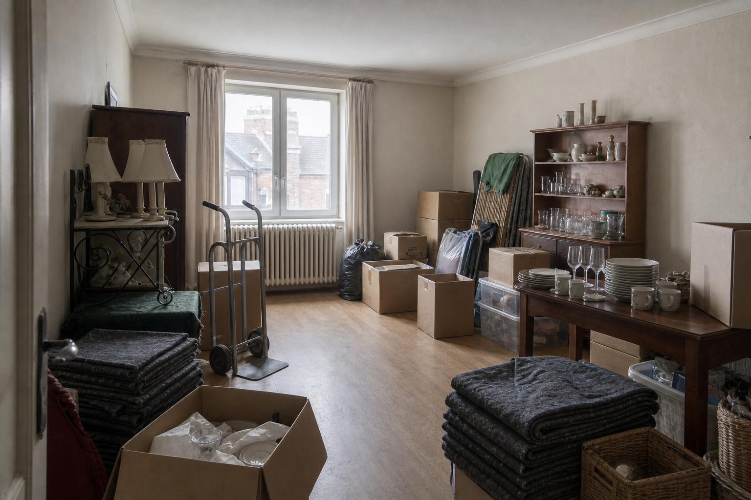 Vide appartement à Habay : avant, en cours et après — intervention en cours