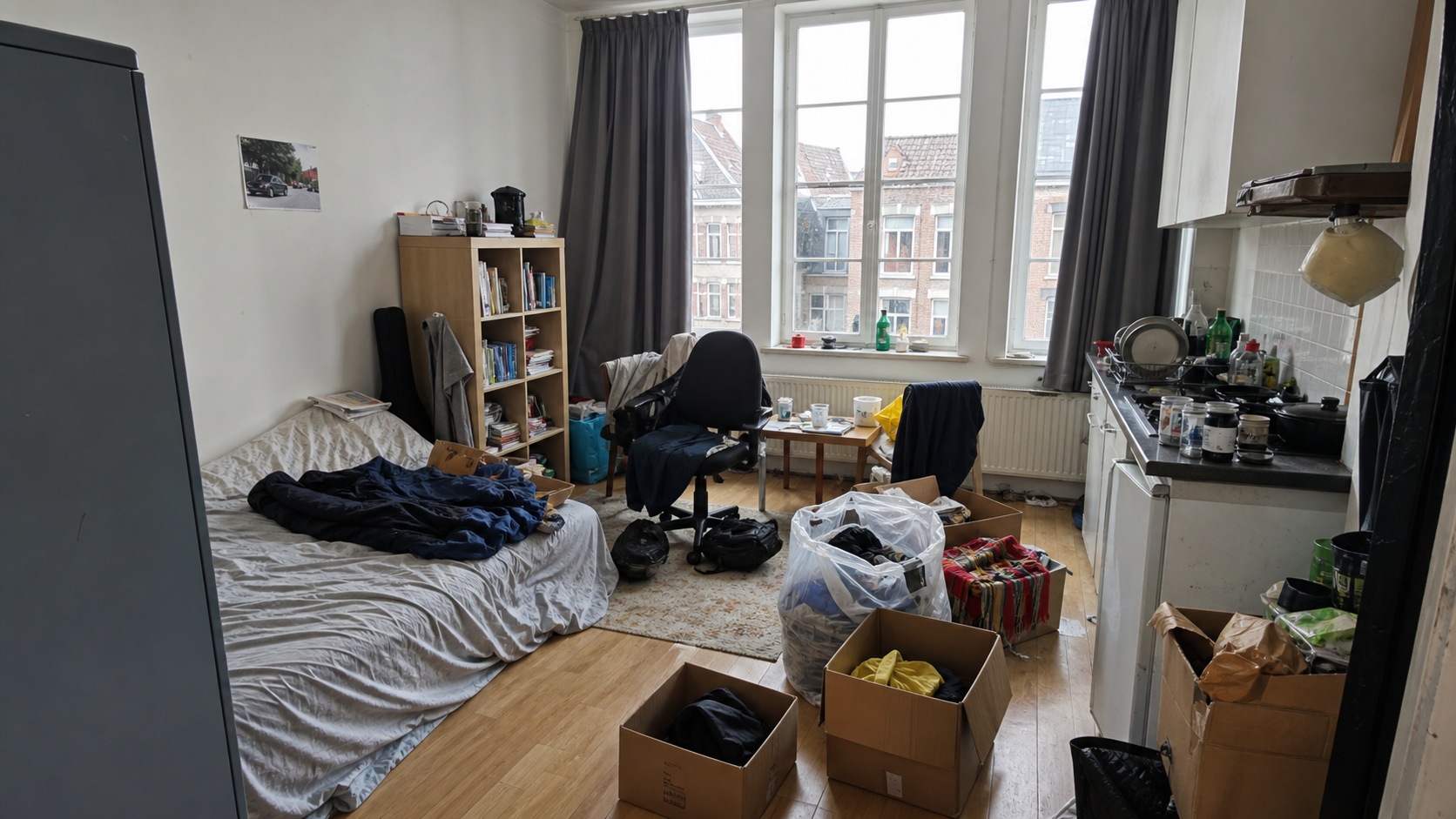 Avant débarras à Louvain