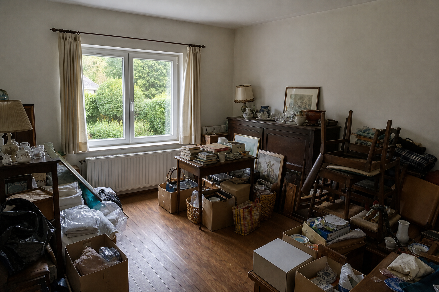 Débarras après départ en maison de repos à Malle : avant, en cours et après — avant débarras