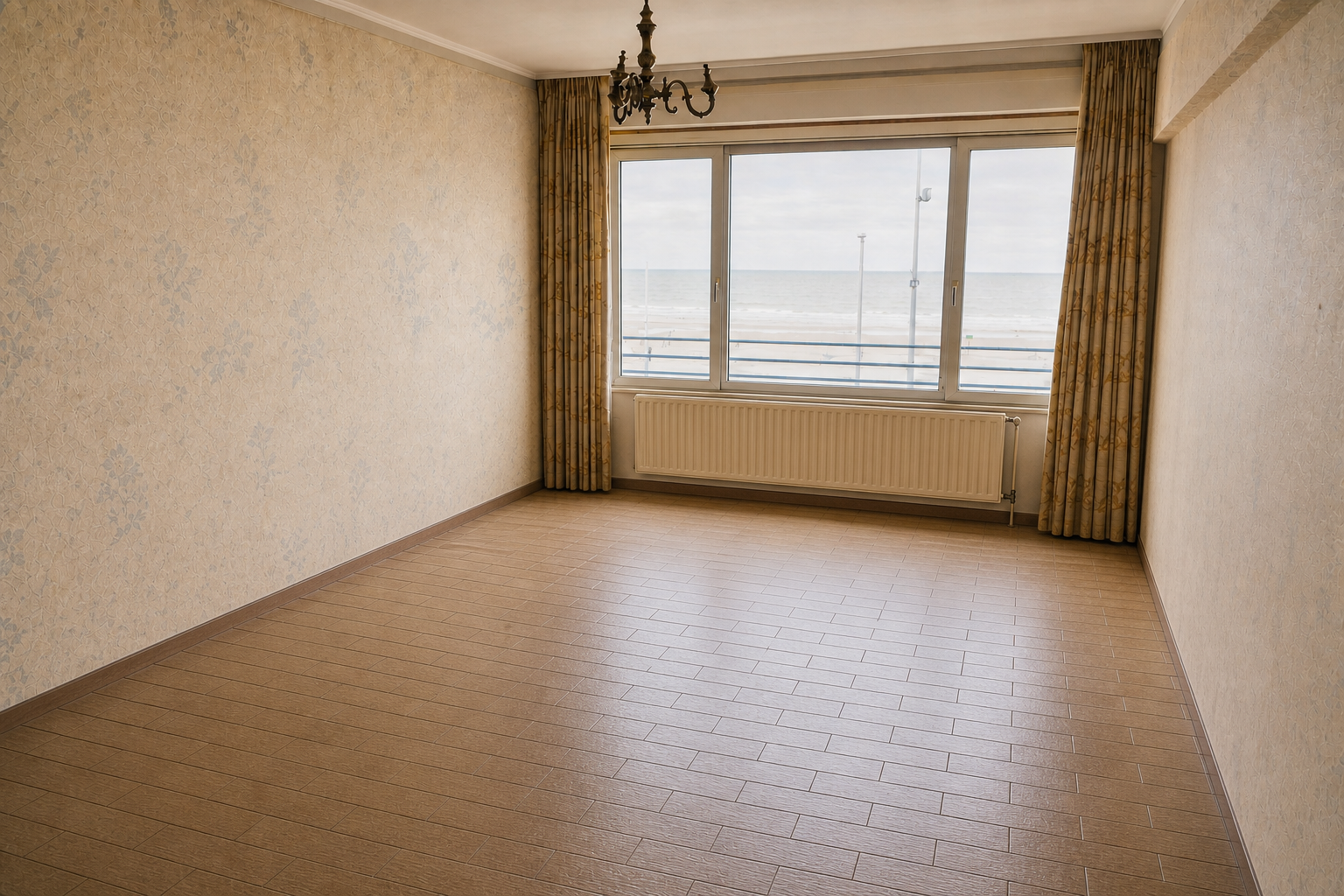 Vide résidence secondaire à Middelkerke : avant, en cours et après — après débarras
