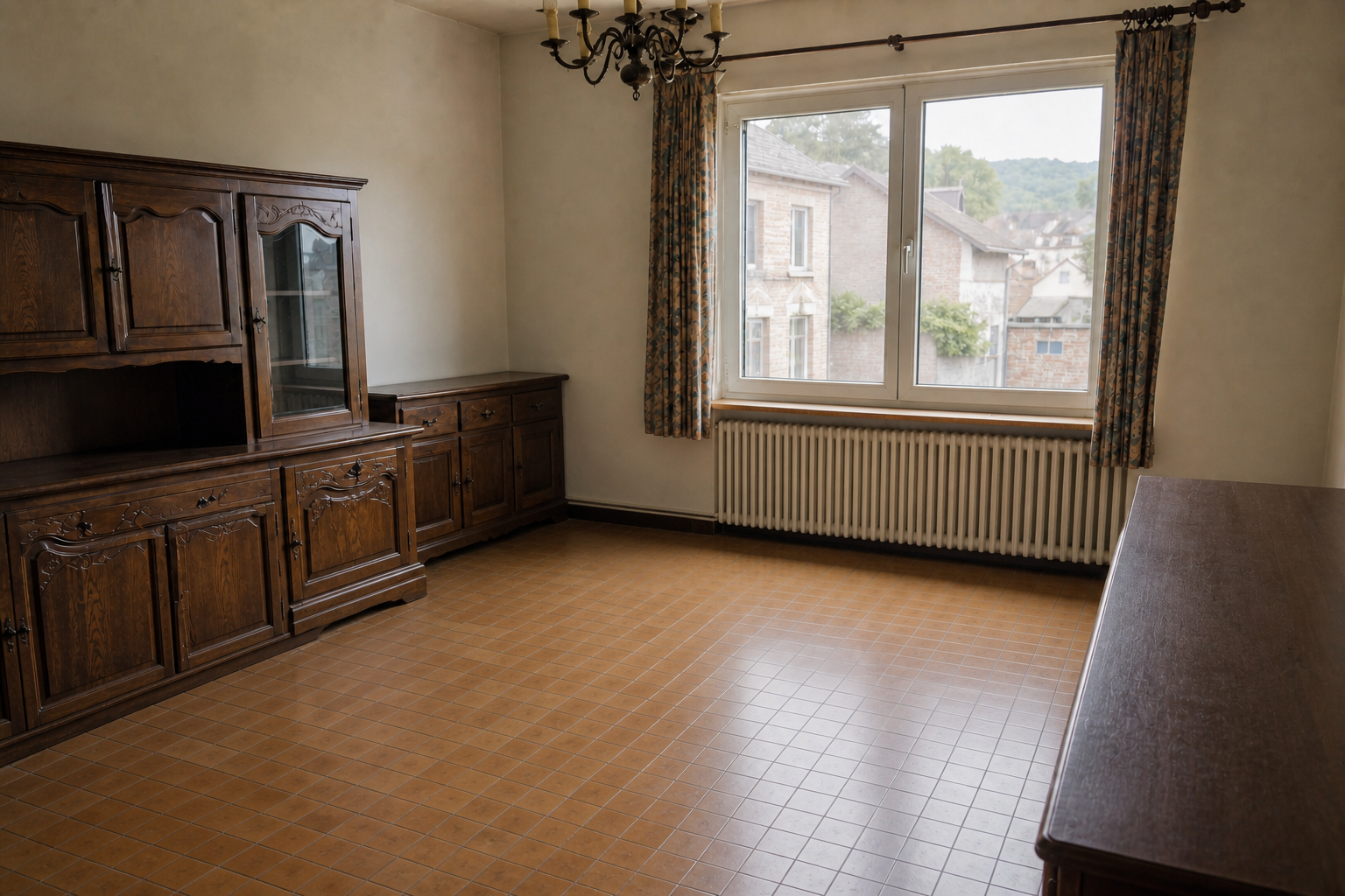 Débarras après départ en maison de repos à Nandrin : avant, en cours et après — après débarras