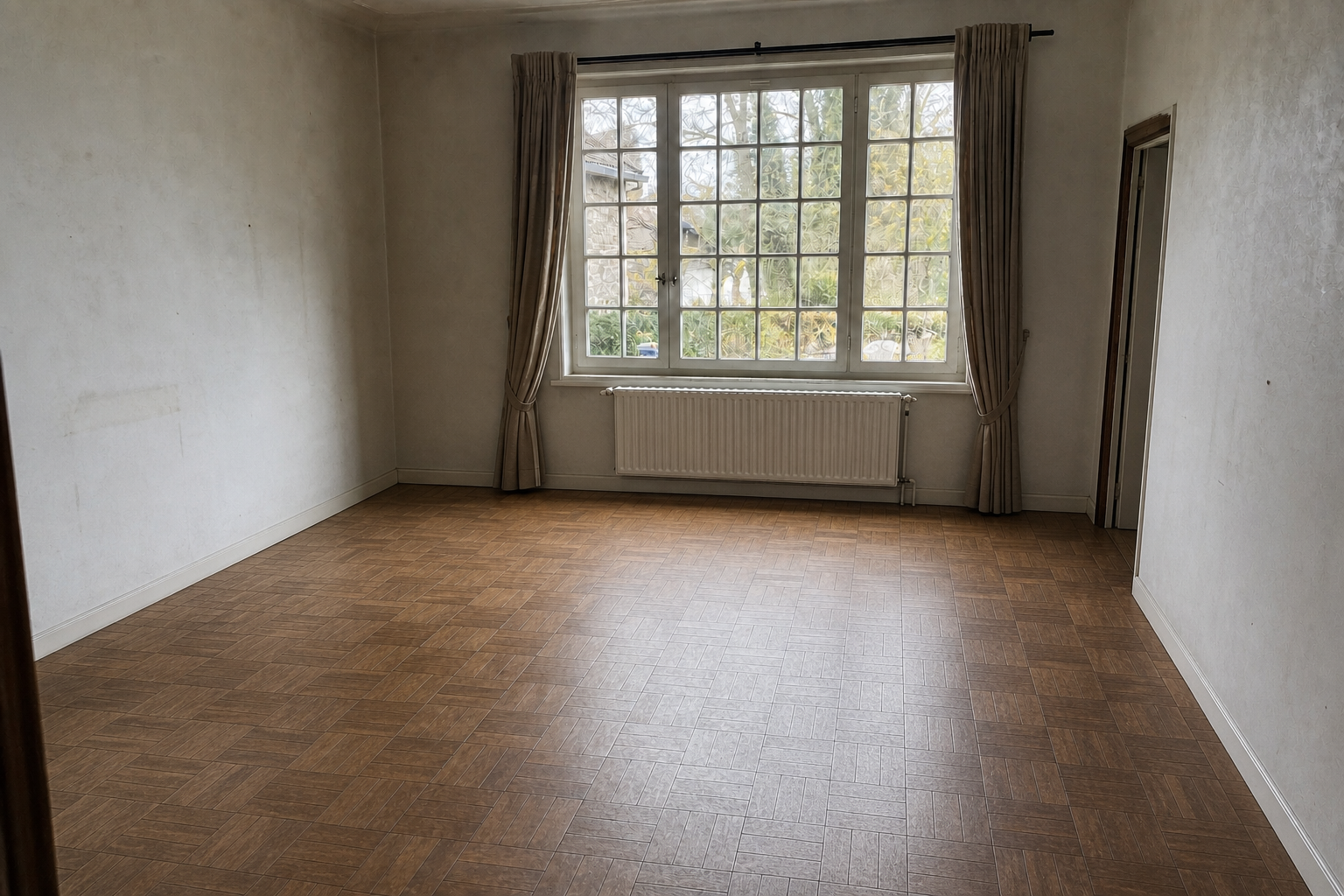 Vide villa à Neupré : avant, en cours et après — après débarras