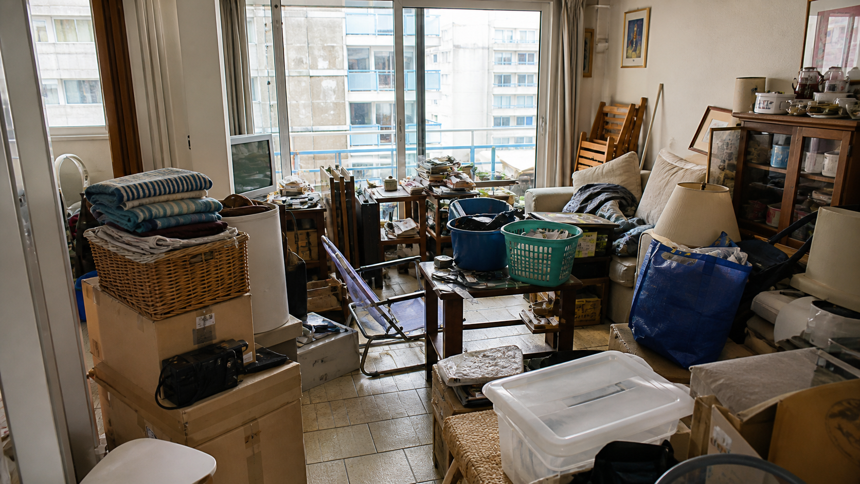 Avant débarras à Ostende