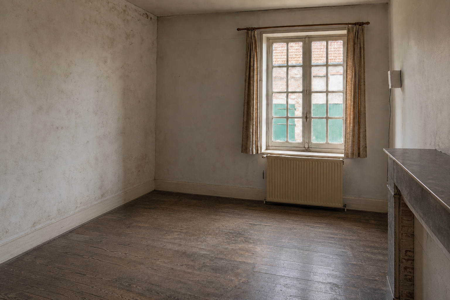 Vide maison villageoise avec grange à Oudenburg : avant, en cours et après — après débarras