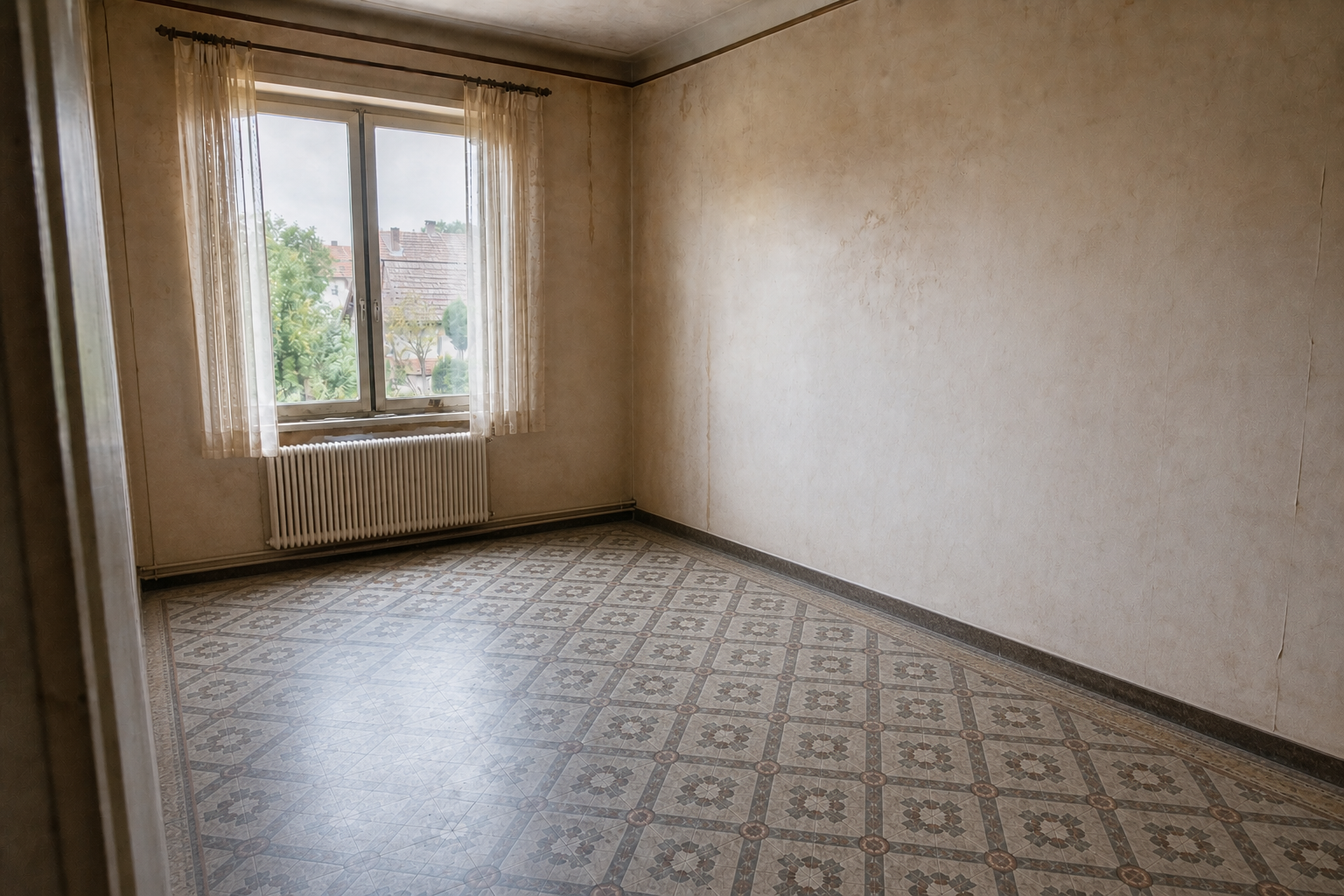 Vide maison villageoise à Pecq : avant, en cours et après — après débarras