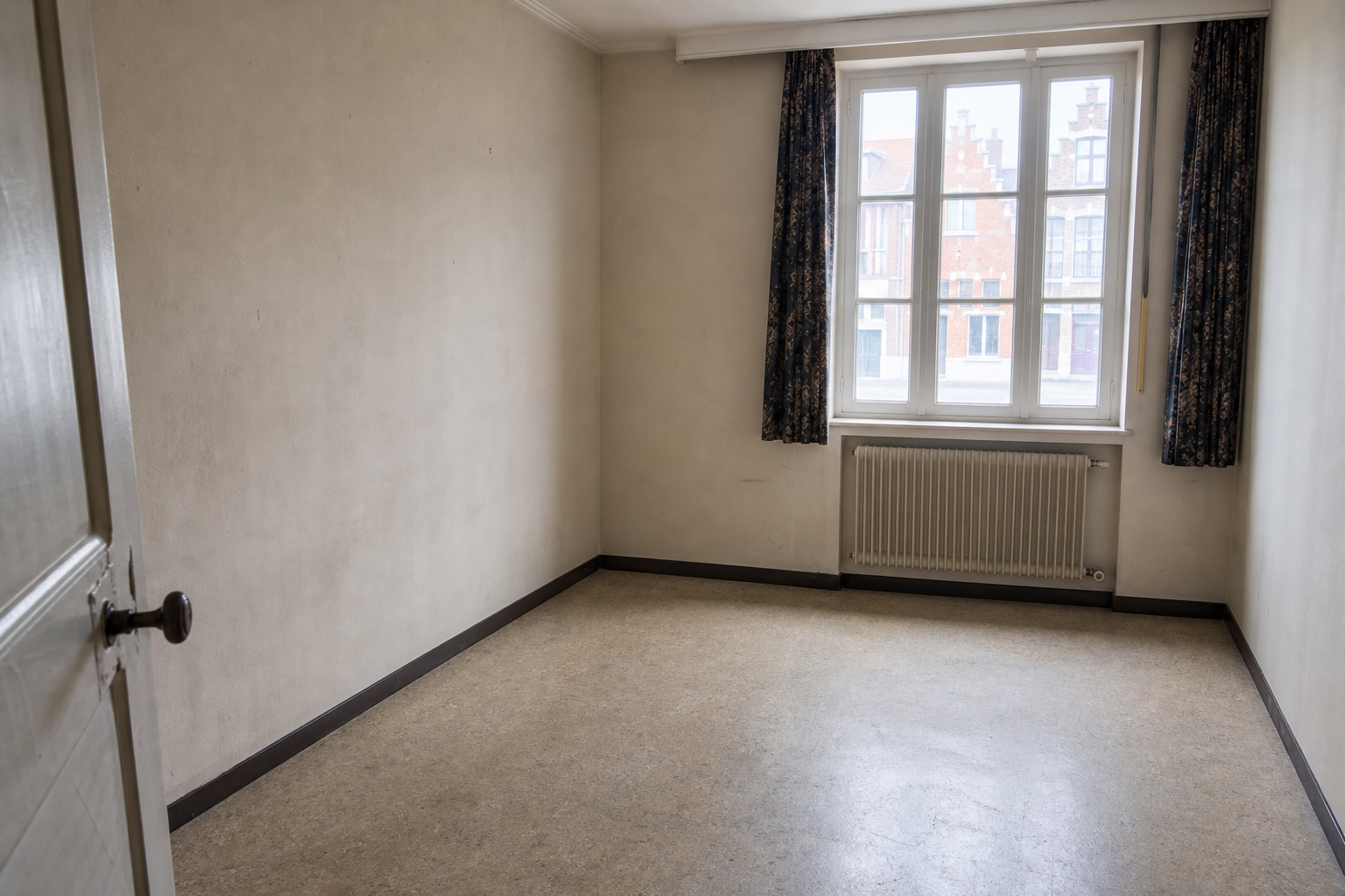 Vide commerce à Poperinge : avant, en cours et après — après débarras