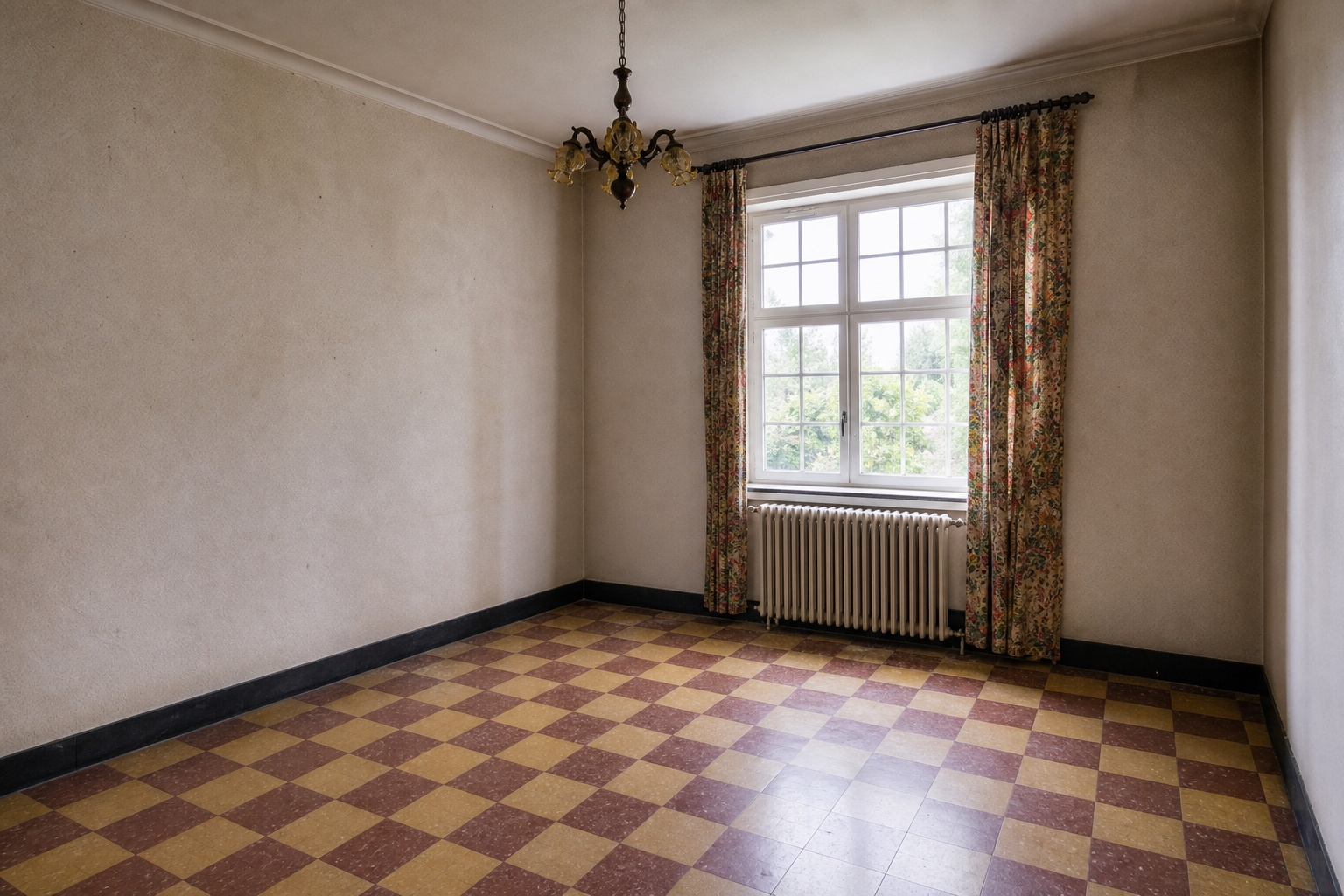 Vide maison mitoyenne à Puurs-Sint-Amands : avant, en cours et après — après débarras