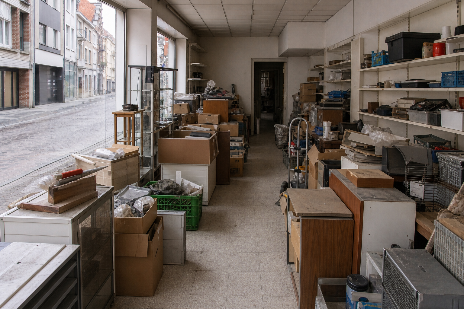 Avant débarras à Roulers
