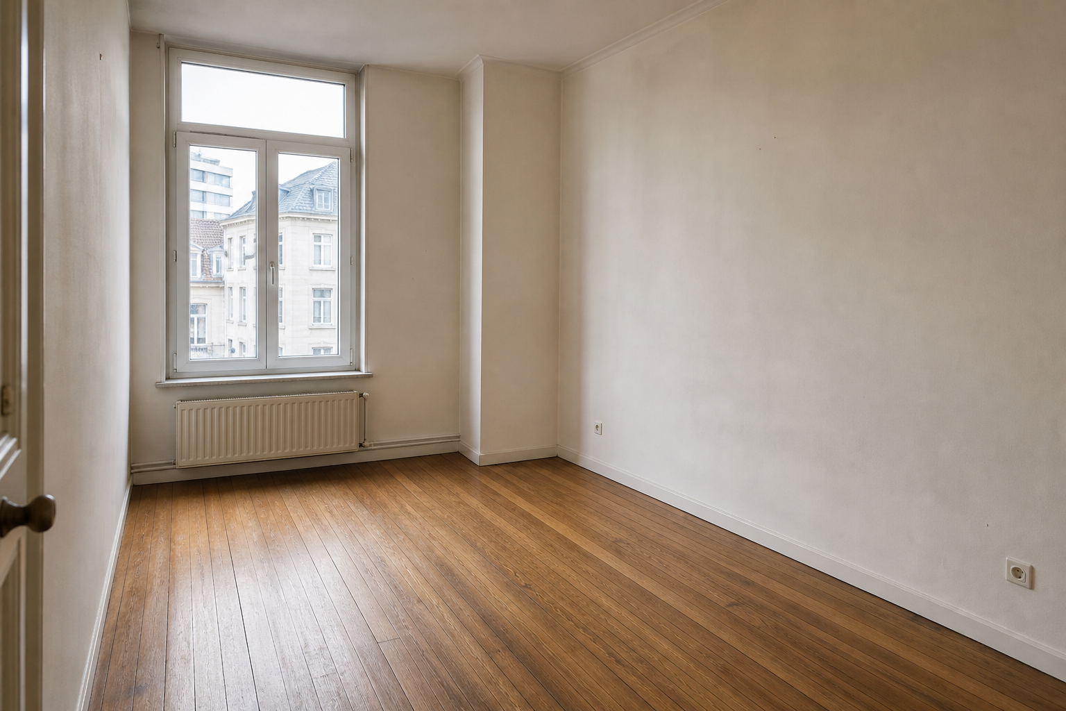 Vide appartement à Saint-Josse-ten-Noode : avant, en cours et après — après débarras