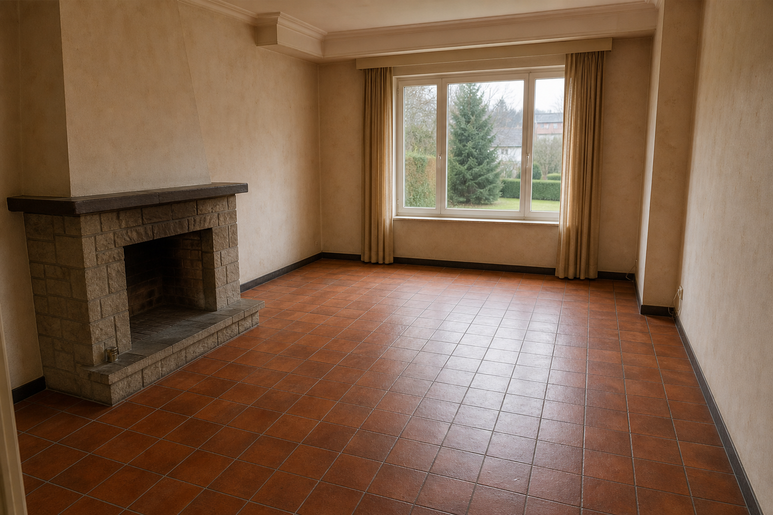 Débarras après départ en maison de repos à Tinlot : avant, en cours et après — après débarras