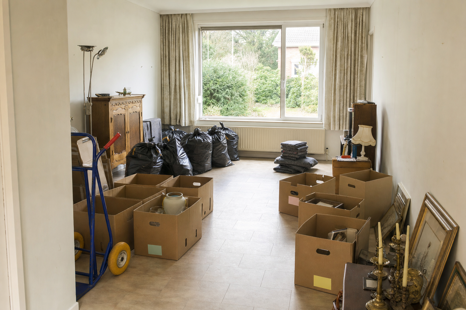 Vide bungalow de plain-pied à Tremelo : avant, en cours et après — intervention en cours