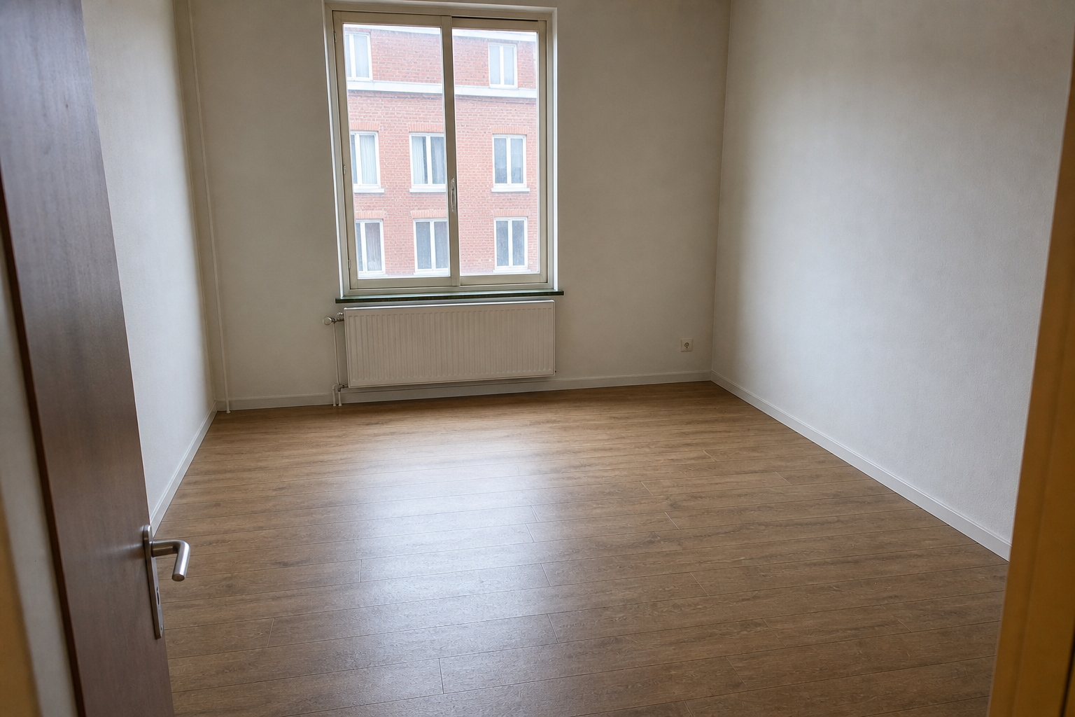 Vide appartement à Wanze : avant, en cours et après — après débarras