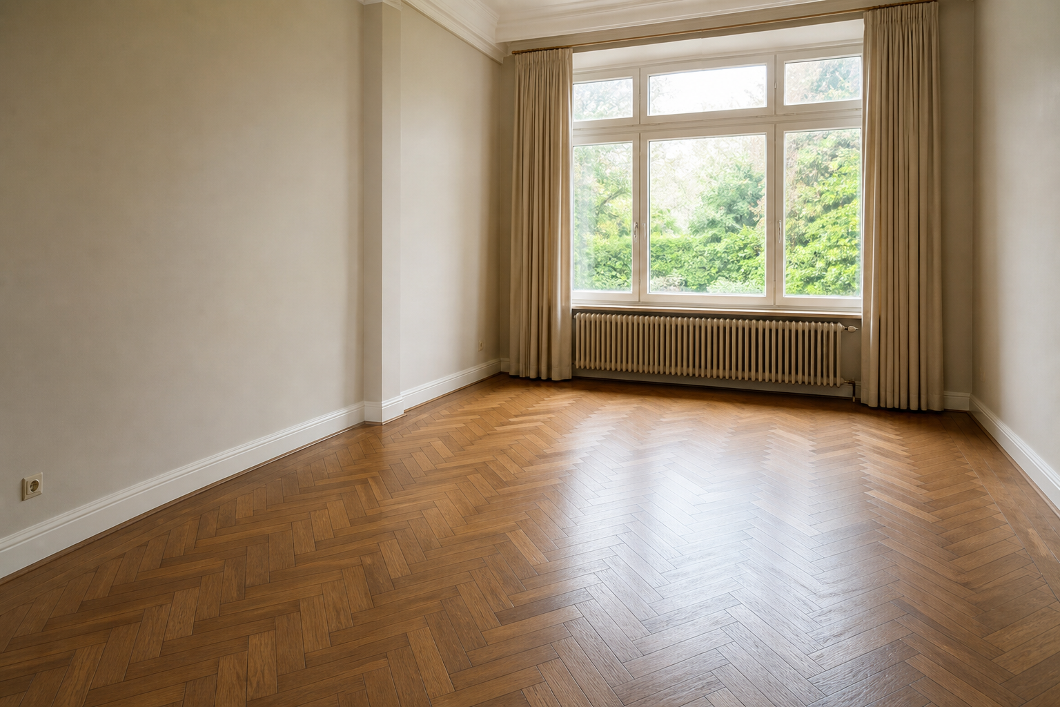 Vide maison bel-étage à Wezembeek-Oppem : avant, en cours et après — après débarras