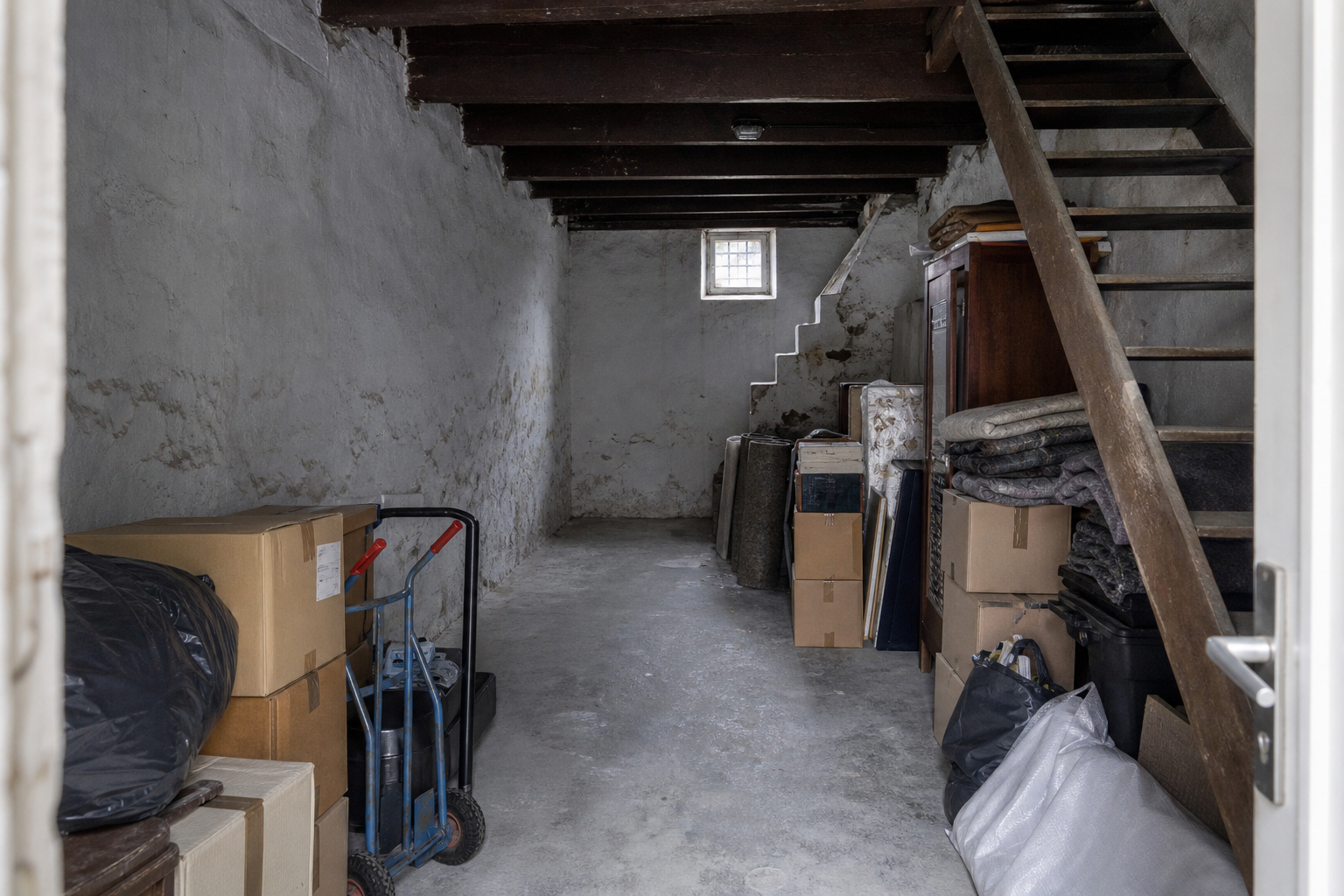 Vide maison mitoyenne à Wichelen : avant, en cours et après — intervention en cours