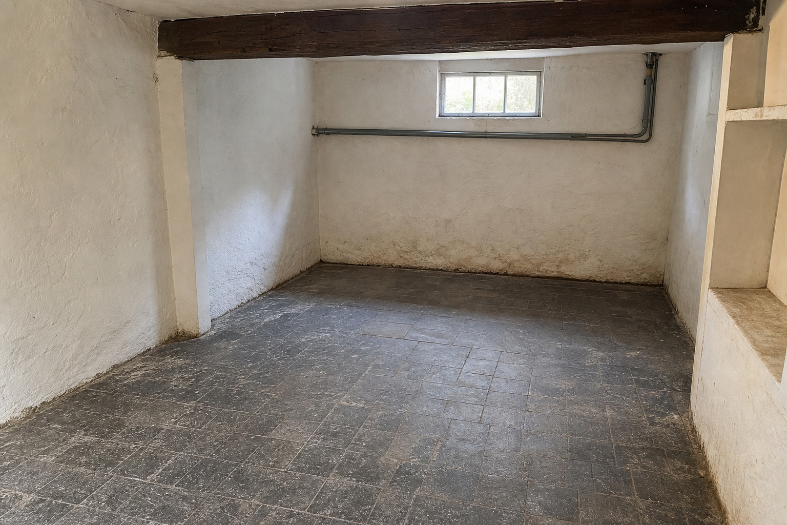 Débarras cave et grenier à Zandhoven : avant, en cours et après — après débarras