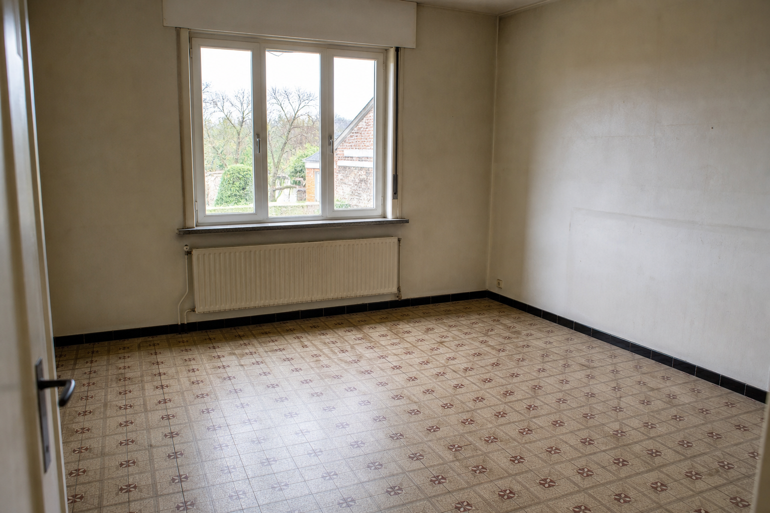 Débarras après départ en maison de repos à Zottegem : avant, en cours et après — après débarras